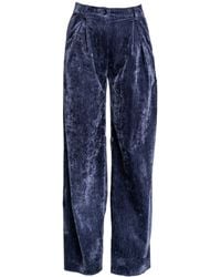 ARTISTA - Poppy Velvet Wide Leg Pants - Lyst