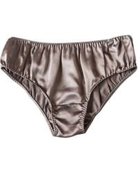 Soft Strokes Silk - Set Of Two Pure Mulberry Silk Bikini Pantie - Lyst