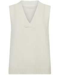 Lula-Ru - Neutrals Vest Jumper - Lyst