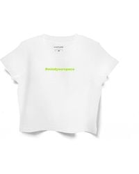 Kapture - Mind Your Space Crop Top - Lyst