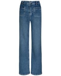 Donna Ida - Kate The High Top Patch Pocket Relaxed Wide Leg - Lyst