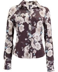 lords of harlech - Stephanie Serious Floral Shirt - Lyst