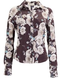 lords of harlech - Stephanie Serious Floral Shirt - Lyst