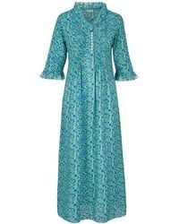 At Last - Cotton Annabel Maxi Dress - Lyst