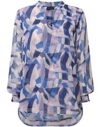 James Lakeland - Mosaic Print Blouse - Lyst