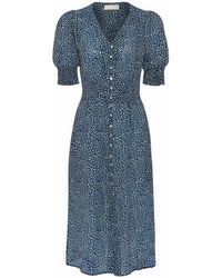 Guinea London - Silk Summer Dress Abstract Leopard Print - Lyst