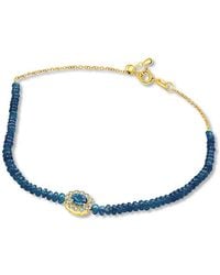 Genevieve Collection - 18K Sapphire Bead Bracelet - Lyst