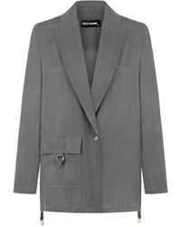 Nocturne - Double-breasted Jacket With Pockets - Lyst