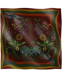 Natalia Petruch - Mountain Flowers Silk Scarf - Lyst