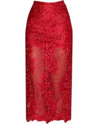 Angelika Jozefczyk - Orchidea Lace Skirt - Lyst