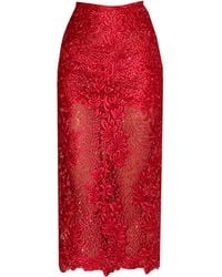 Angelika Jozefczyk - Orchidea Lace Skirt - Lyst