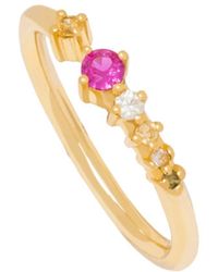 Lavani Jewels - Rose Orchid Flower Ring - Lyst