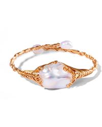 Ebru Jewelry - Cleopatra's Treasure Baroque Pearl Arm & Cuff Bracelet - Lyst