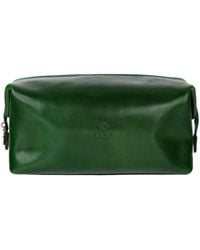 Time Resistance - Leather Toiletry Bag - Lyst