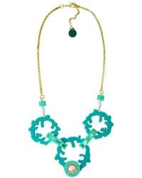 Gissa Bicalho - Handmade Necklace Hoop Coral - Lyst
