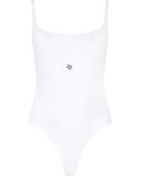GOD SAVES QUEENS - Second Skin Square-Neck Bodysuit - Lyst