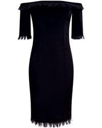 Why Mary - Raise The Bar Boat Neck Velvet Dress - Lyst