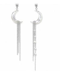 Ormiro - Moon Cascade Mother-Of-Pearl Earrings - Lyst