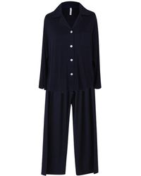 Luna Luz - Amanda Stretch Long-Sleeve Pajama Set - Lyst