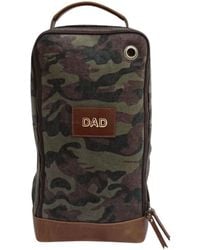 VIDA VIDA - Canvas & Leather Trim Golf Football Boot Bag - Lyst