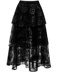 Van Brussel - Opulence Lace Skirt - Lyst