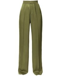 AGGI by HALEWSKI - Jessie Satin Brach Trousers - Lyst