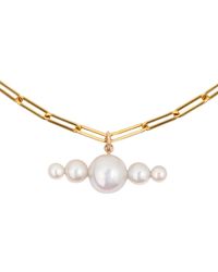 Ora Pearls - Aetia Linea Pearl Chain Necklace - Lyst