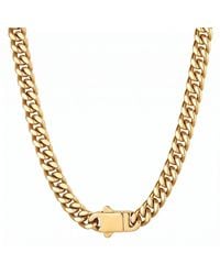 Harfi - Plated Cuban Curb Chain Necklace For - Lyst