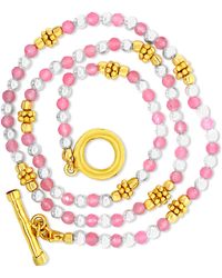 GEM BAZAAR - Pink Sands Necklace - Lyst