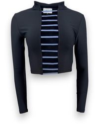 Monzlapur New York - Cropped Top With Straps - Lyst