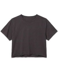 NOEND - Cropped Loose Tee - Lyst