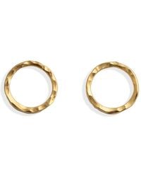 Kate Koel - Small Open Circle Stud Earrings - Lyst