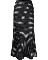 Smart and Joy - Straight-Cut Midi Skirt With Print - Lyst