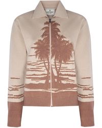 LOVEIST STORE - Neutrals The Casa Zipper Knitting Cardigan - Lyst