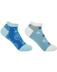 Peper Harow - Made in England - Peace & Organic Paisley Trainer Socks Bundle - Lyst