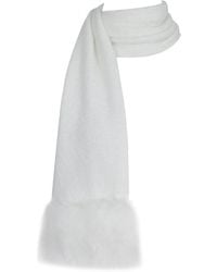 Miss Circle New York - Selma Wool-Blend Ribbed Knit Scarf - Lyst