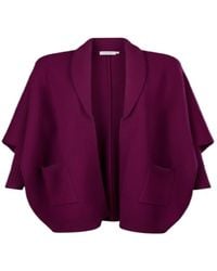 Saachi - Open Front Oversized Cardigan Sweater - Lyst