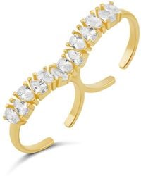 SHYMI - Two Finger Pear Shape Ring - Lyst