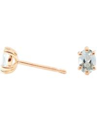Lee Renee - Aquamarine Earrings - Lyst