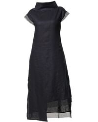 Metamorph - Asymetric Linen Dress - Lyst