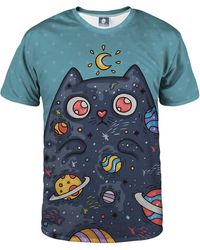Aloha From Deer - Space Cat T-shirt - Lyst