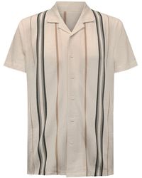 Vustra - Stripe Pique Camp Shirt - Lyst