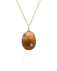 Hye Jane Jewelry - Small Pietra Tigers Eye Necklace - Lyst