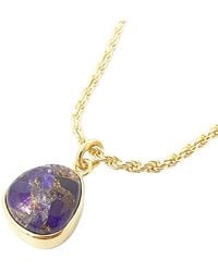 Harfi - Statement Vermeil Plated Amethyst February Birthstone Crystal Rope Necklace - Lyst