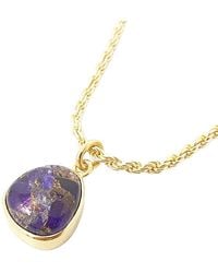 Harfi - Statement Vermeil Plated Amethyst February Birthstone Crystal Rope Necklace - Lyst