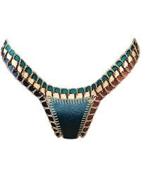 Luxsea Swimwear - Cabo Shimmer Crochet Bikini Bottom - Lyst