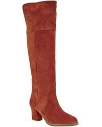 Moon D'elle - Neutrals Zenit Knee High Boots - Lyst