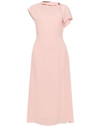 Nissa - A-Line Crepe Dress - Lyst