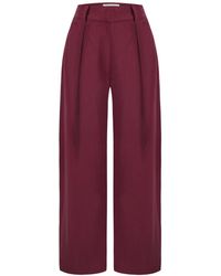 Thisisu Collection - Vera Pant – Burgundy - Lyst