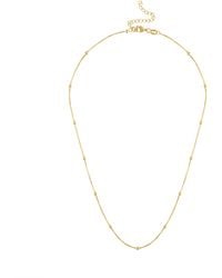 Olivia Le - Ella Mini Ball Chain Necklace - Lyst
